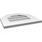 Ekena Millwork Octagonal Top Surface Mount PVC Gable Vent w/ 3-1/2"W x 1"P Standard Frame, 18"W x 16"H GVPOT18X1601SN - alternate 2